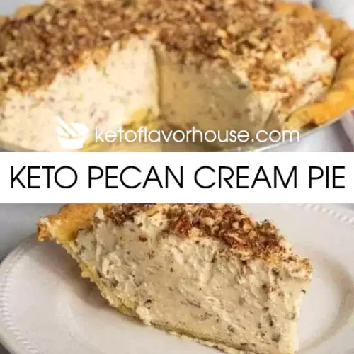 Keto Pecan Cream Pie