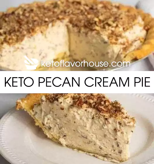 Keto Pecan Cream Pie