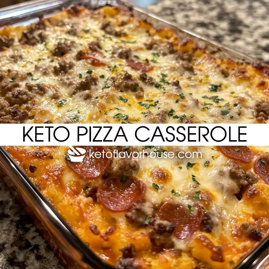 Keto Pizza Casserole