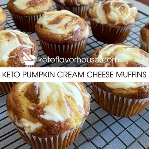 Keto Pumpkin Cream Cheese Muffins