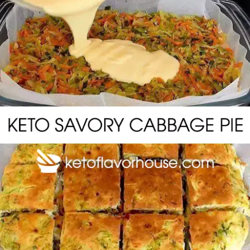 Keto Savory Cabbage Pie