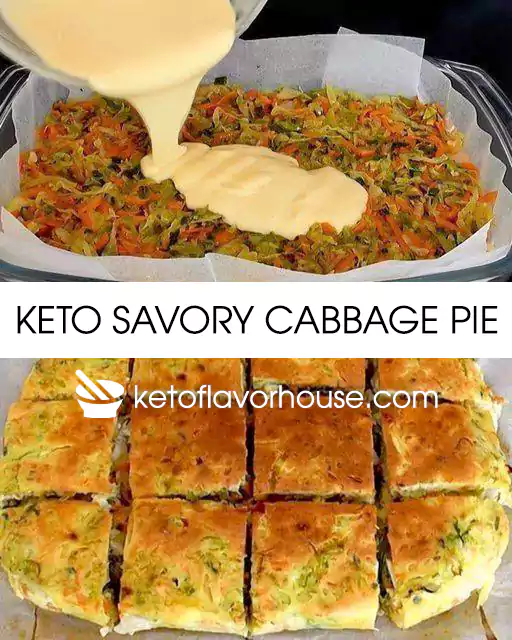 Keto Savory Cabbage Pie