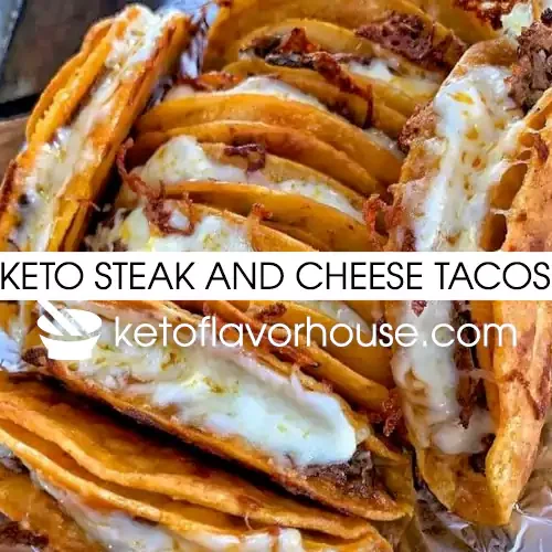 Keto Steak and Cheese Tacos