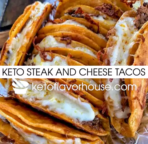 Keto Steak and Cheese Tacos