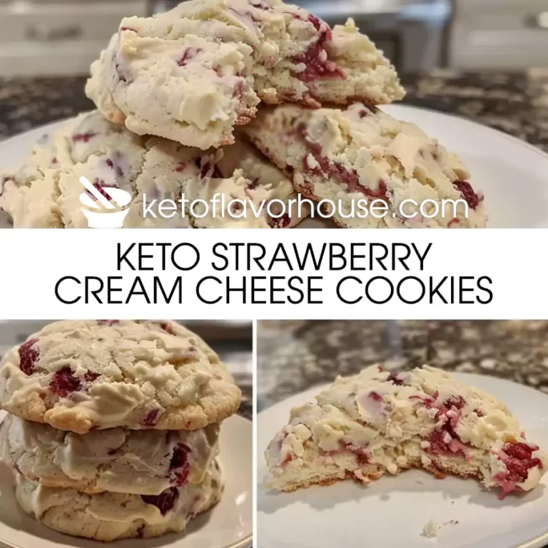 Keto Strawberry Cream Cheese Cookies