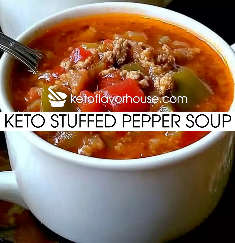 Keto Stuffed Pepper Soup