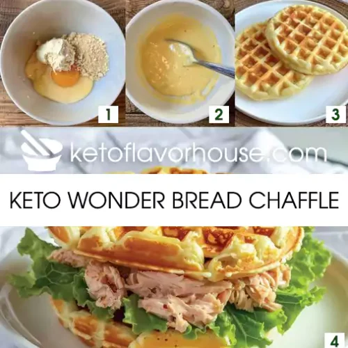 Keto Wonder Bread Chaffle