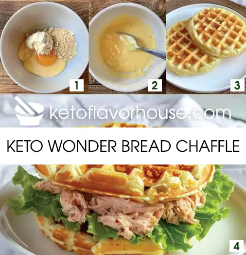 Keto Wonder Bread Chaffle