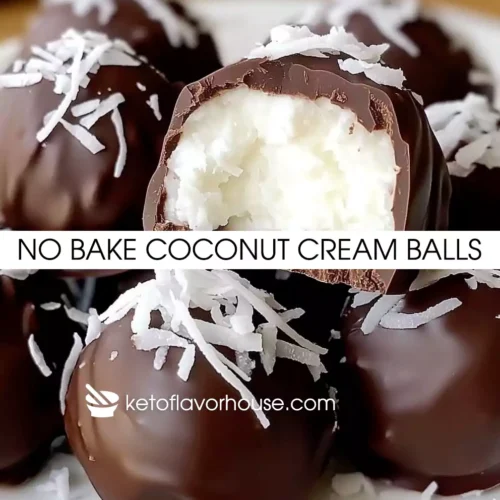 No Bake Coconut Cream Balls