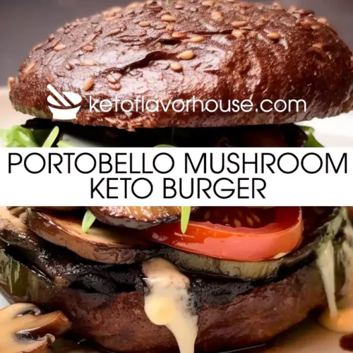 Portobello Mushroom Keto Burger