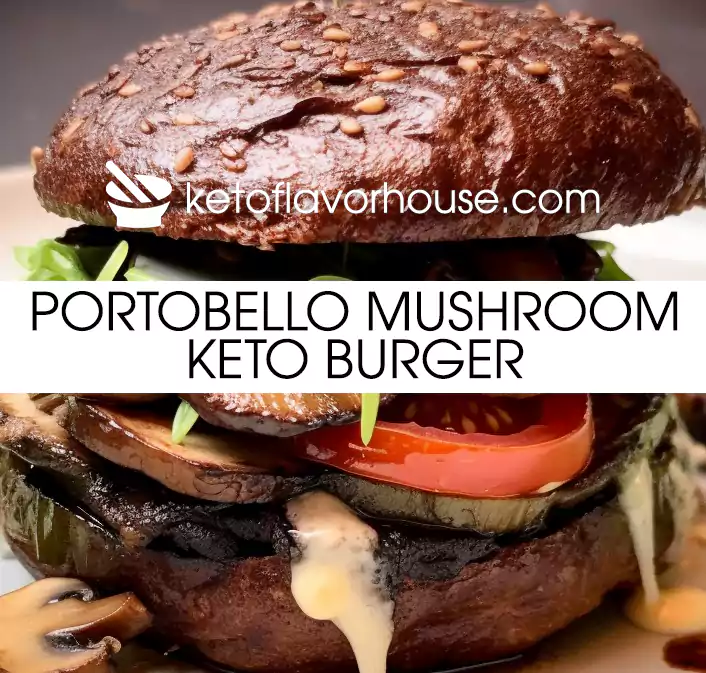 Portobello Mushroom Keto Burger