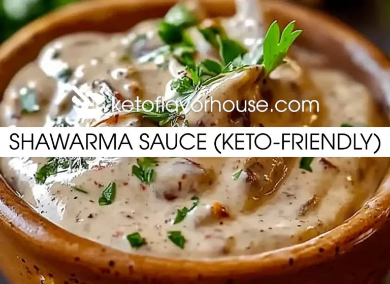 Shawarma Sauce (Keto-Friendly)