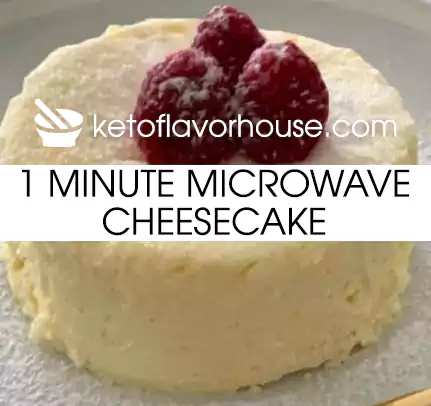 1 Minute Microwave Cheesecake