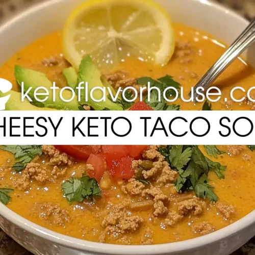 Cheesy Keto Taco Soup