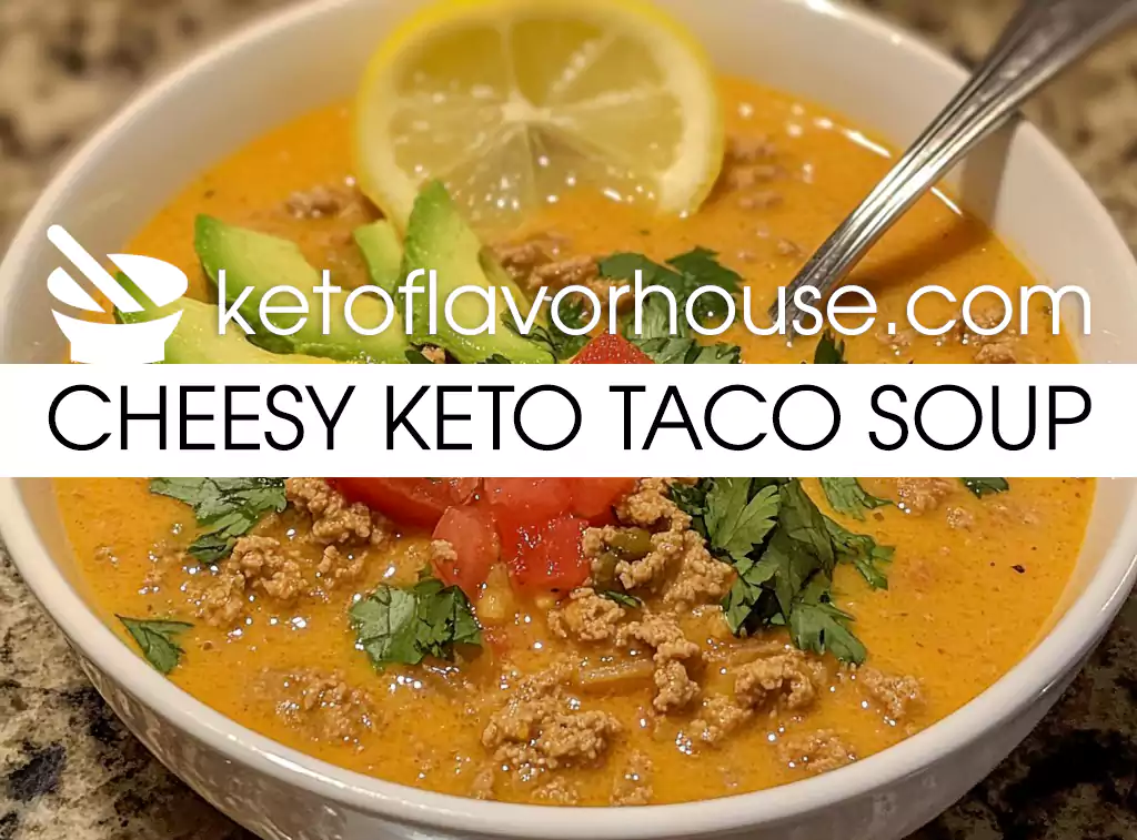 Cheesy Keto Taco Soup