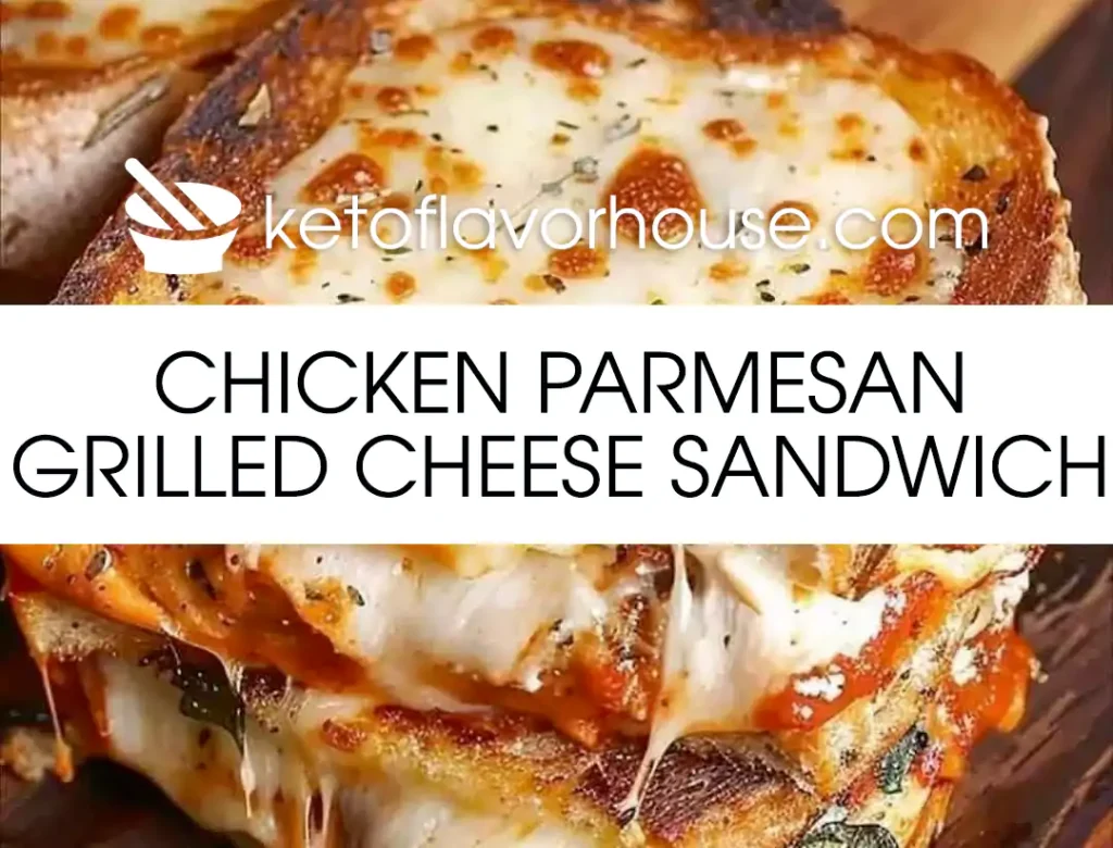 Chicken Parmesan Grilled Cheese Sandwich