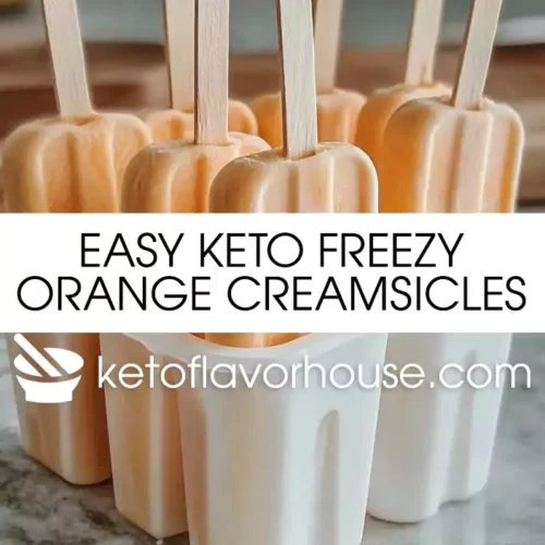 Easy Keto Freezy Orange Creamsicles