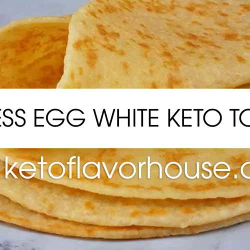 Flourless Egg White Keto Tortillas