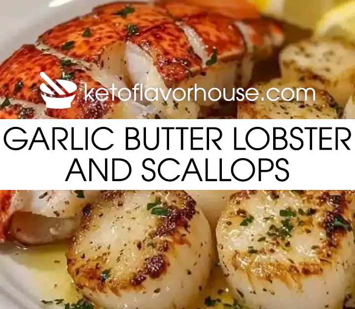 Garlic Butter Lobster and Scallops