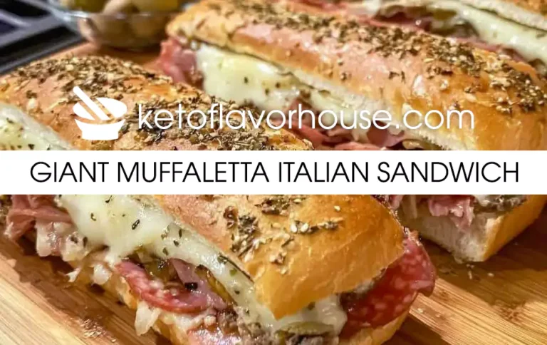 Giant Muffaletta Italian Sandwich