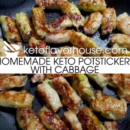 Homemade Keto Potstickers with Cabbage