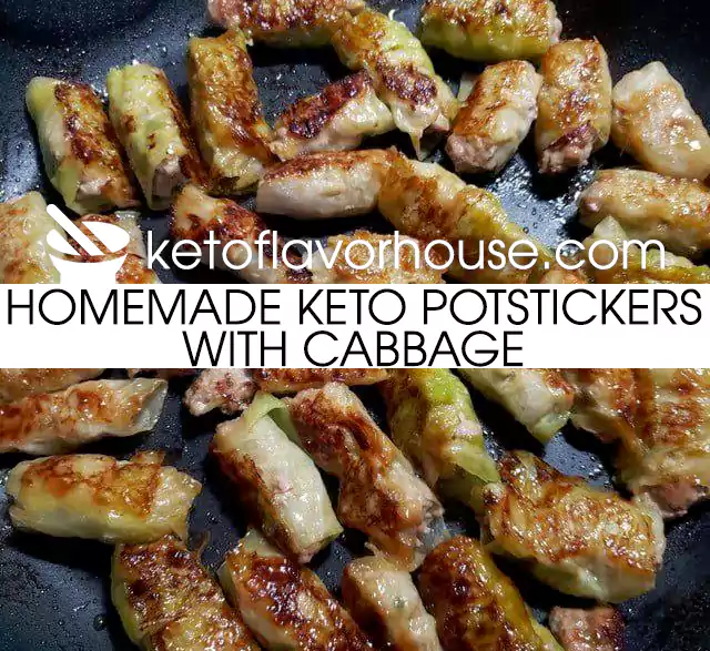 Homemade Keto Potstickers with Cabbage