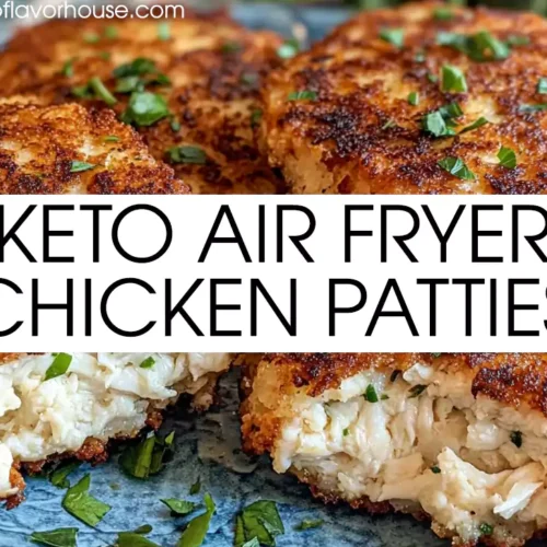 Keto Air Fryer Chicken Patties