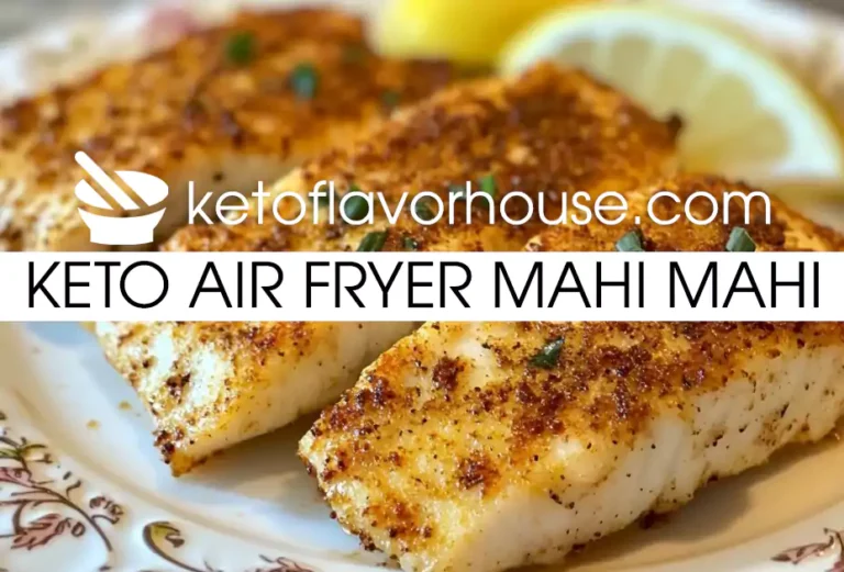 Keto Air Fryer Mahi Mahi