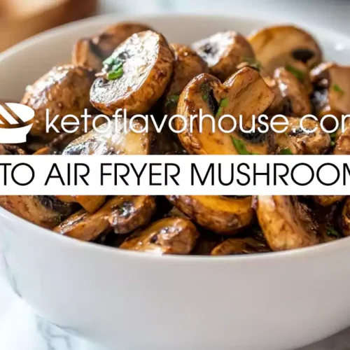 Keto Air Fryer Mushrooms