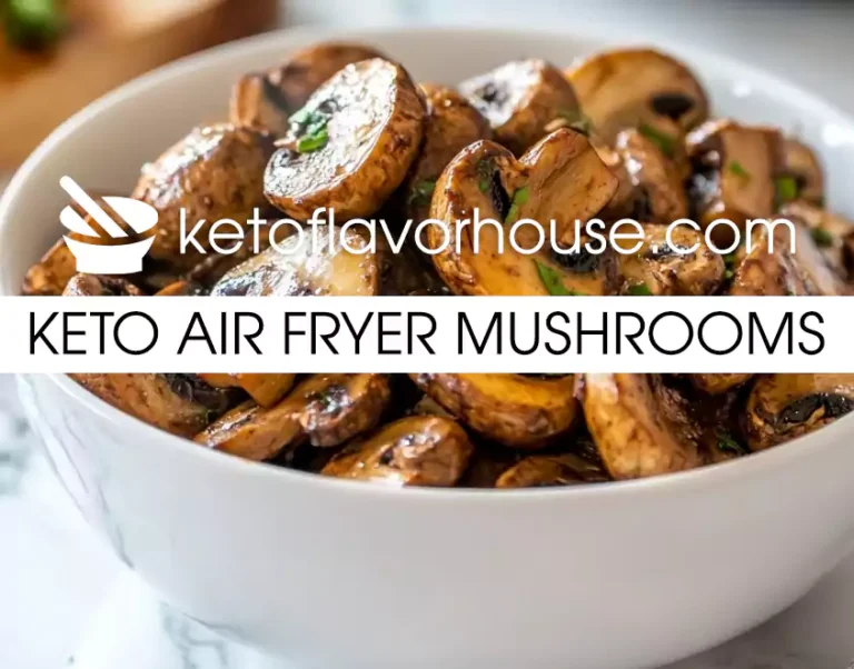 Keto Air Fryer Mushrooms