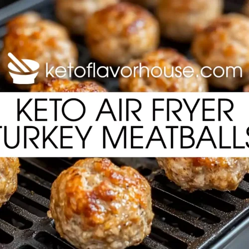 Keto Air Fryer Turkey Meatballs