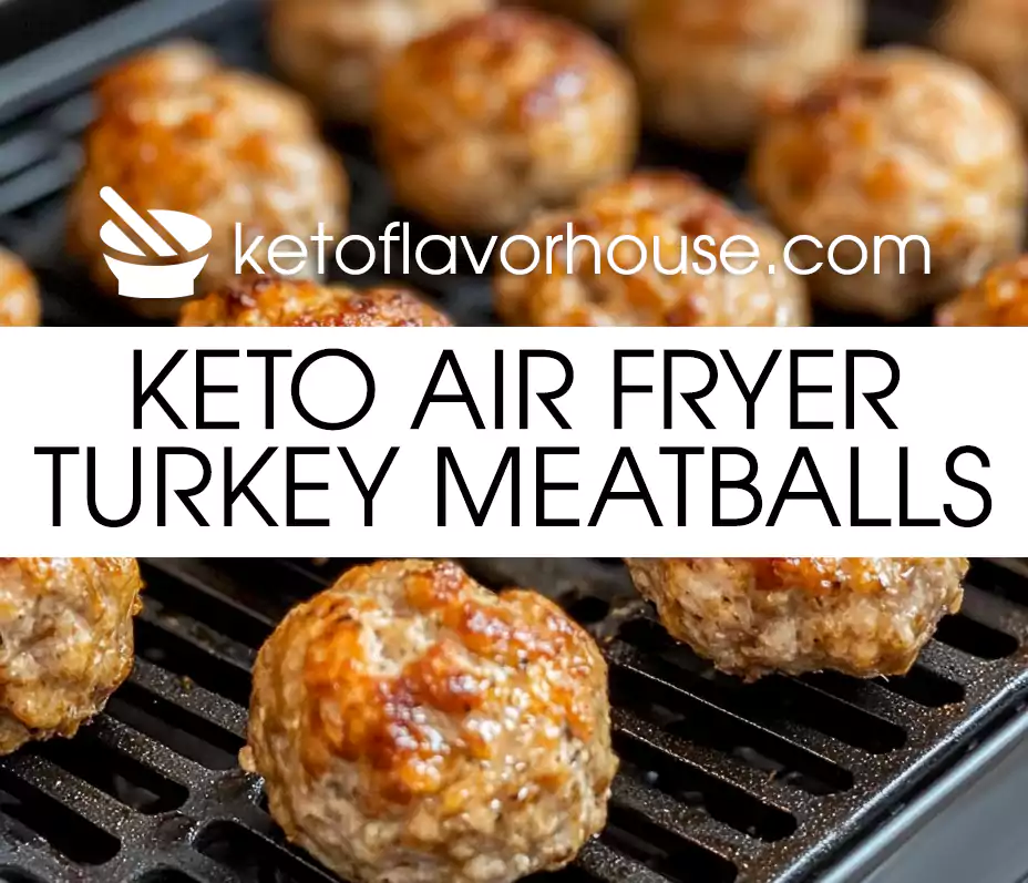 Keto Air Fryer Turkey Meatballs