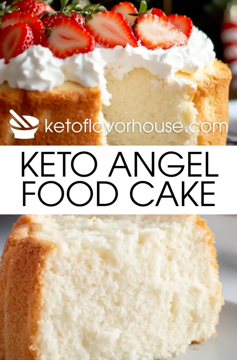 Keto Angel Food Cake