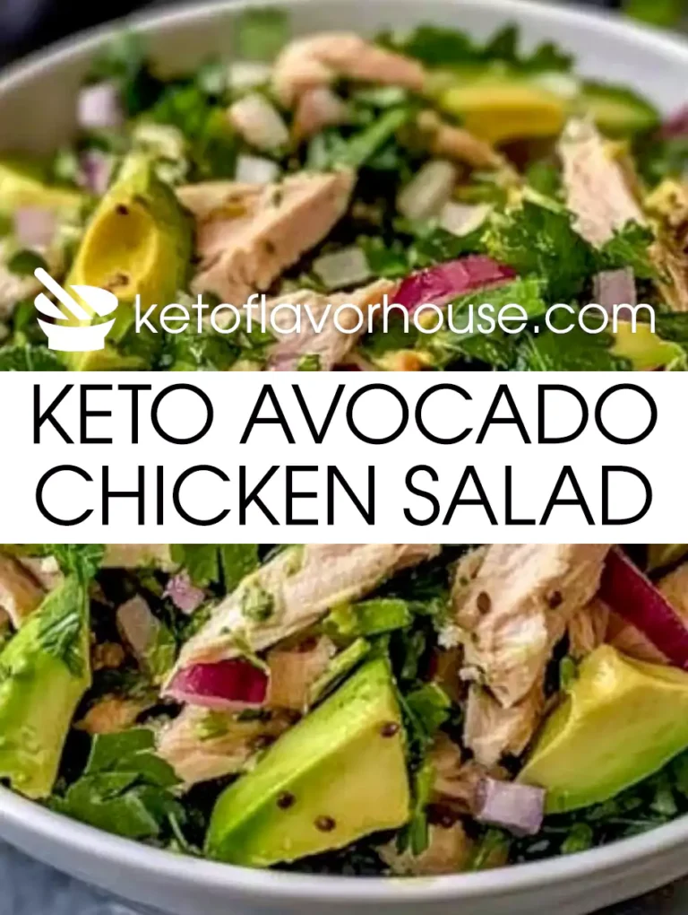 Keto Avocado Chicken Salad