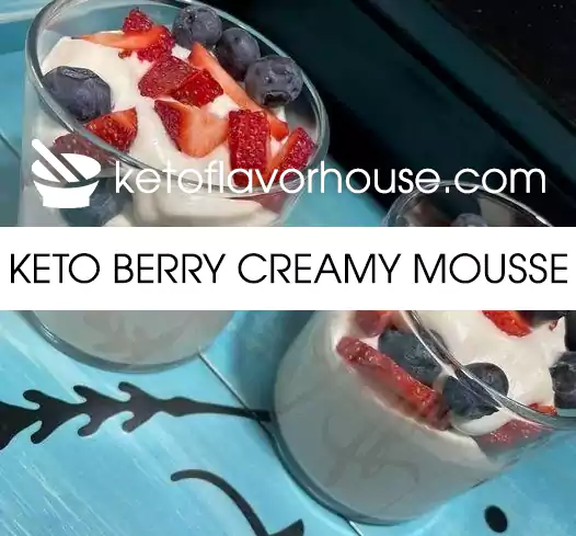 Keto Berry Creamy Mousse