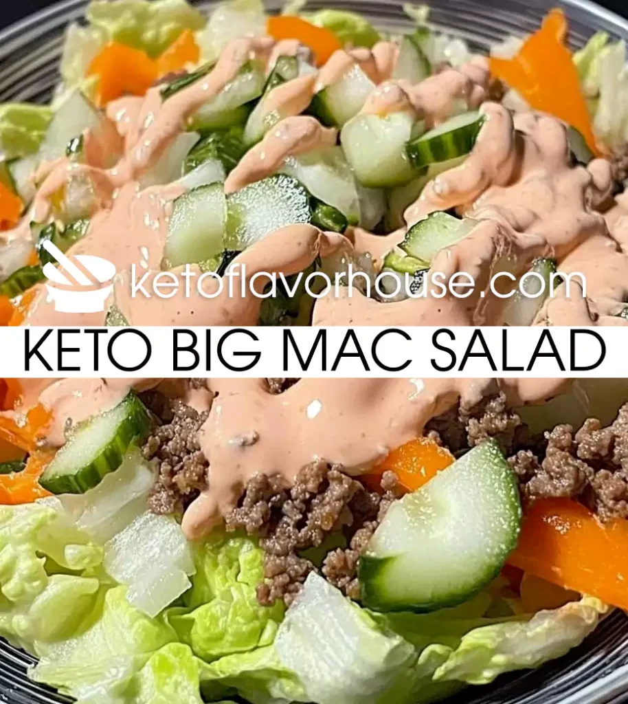 Keto Big Mac Salad