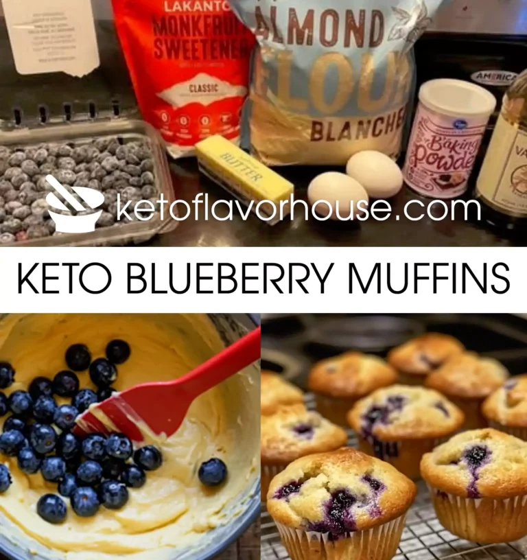 Keto Blueberry Muffins