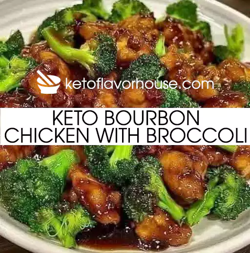 Keto Bourbon Chicken with Broccoli