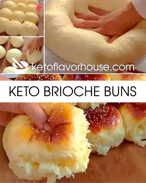 Keto Brioche Buns