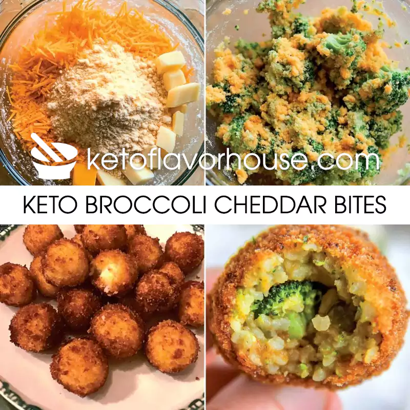 Keto Broccoli Cheddar Bites