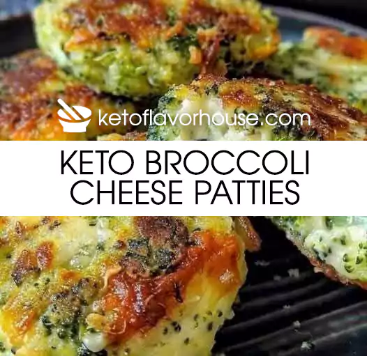 Keto Broccoli Cheese Patties