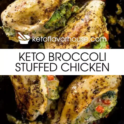 Keto Broccoli Stuffed Chicken