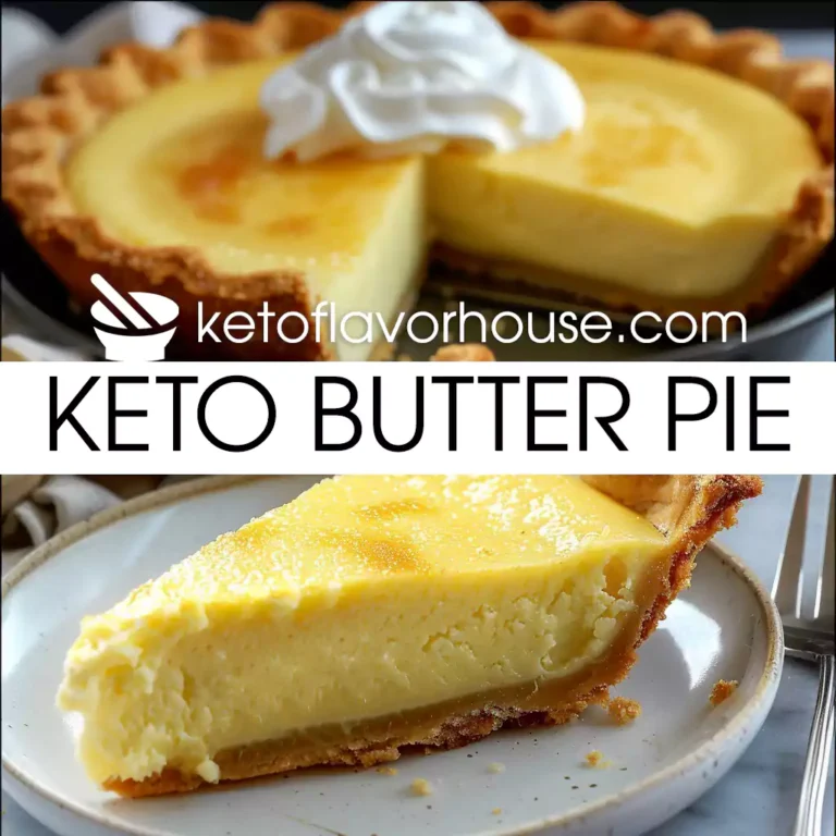 Keto Butter Pie