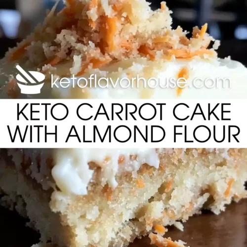 Keto Carrot Cake with Almond Flour