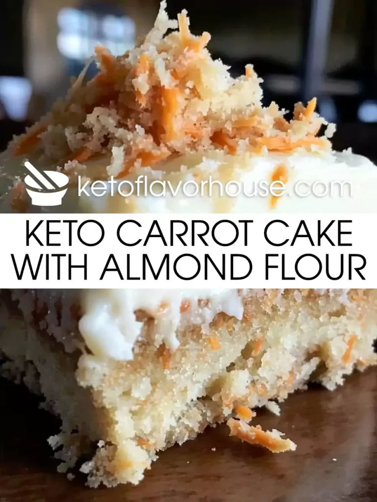 Keto Carrot Cake with Almond Flour