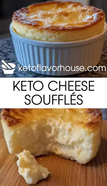 Keto Cheese Soufflés