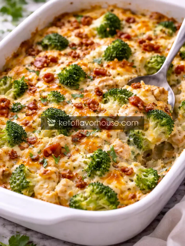 Keto Chicken Casserole