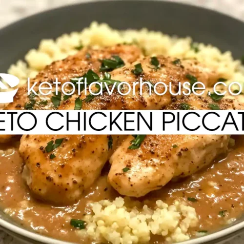 Keto Chicken Piccata