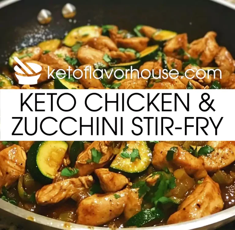 Keto Chicken & Zucchini Stir-Fry