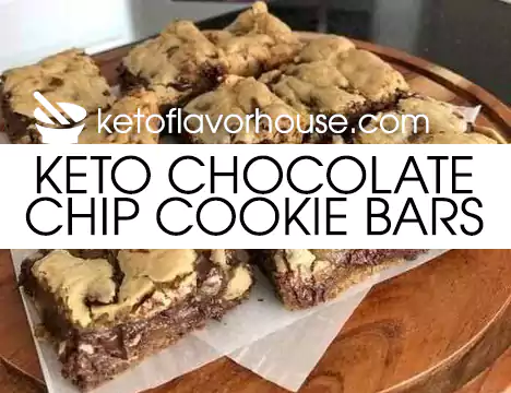 Keto Chocolate Chip Cookie Bars